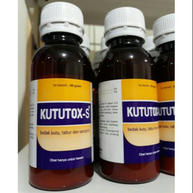 KUTUTOX - S OBAT KUTU KUCING ANJING KANDAN Burung MEDION