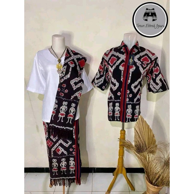 SETELAN BAJU ADAT TORAJA SETELAN BLANGKET TORAJA/ SETELAN COUPLE BAJU TORAJA