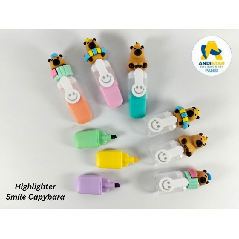 

Stabilo Highlighter 1 Set Fancy Karakter 6 pcs Warna Pastel