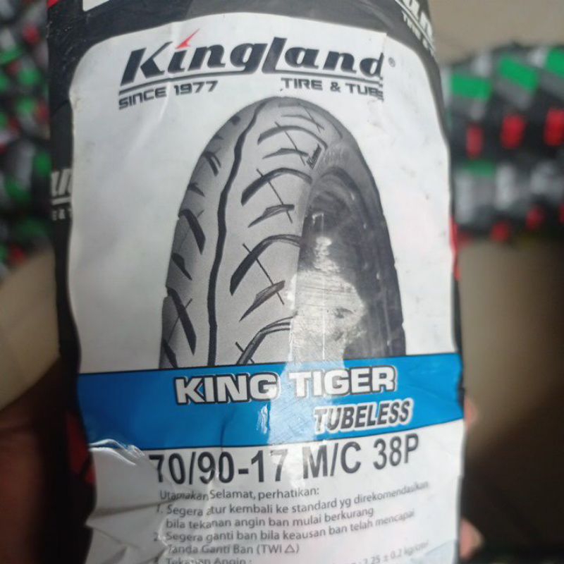 ban KINGLAND 70/90 RING 17 (KING TIGER) TUBELESS
