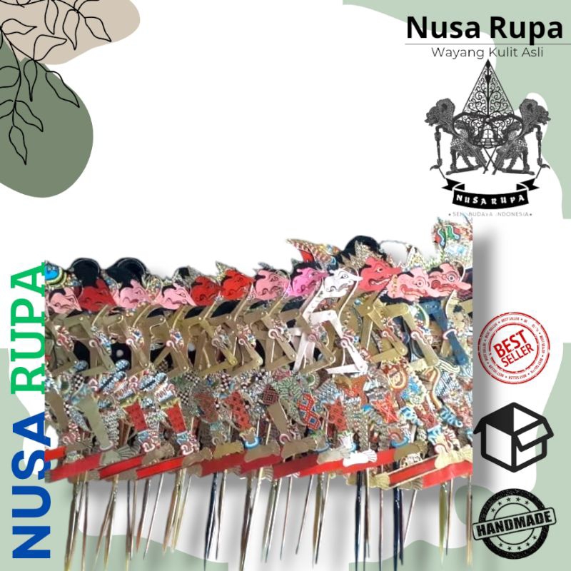 WAYANG kulit ASLI Alusan WAYANG KULIT (kualitas I)