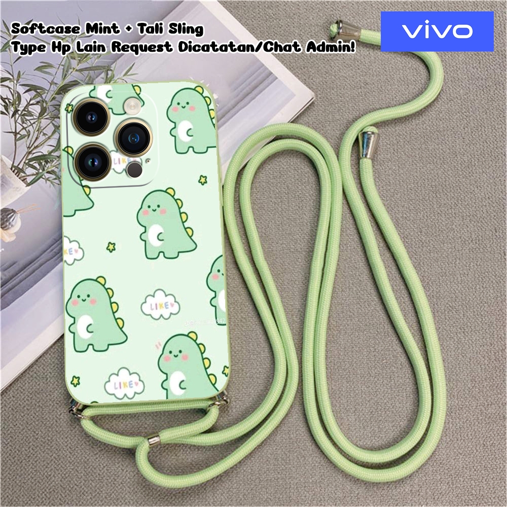 [CM36 + TALI SLING] Case Lucu Tali Sling For VIVO Y22S Y02T Y03T Y18 VIVO Y17S Y16 Y15S Y01A Y15 Y12
