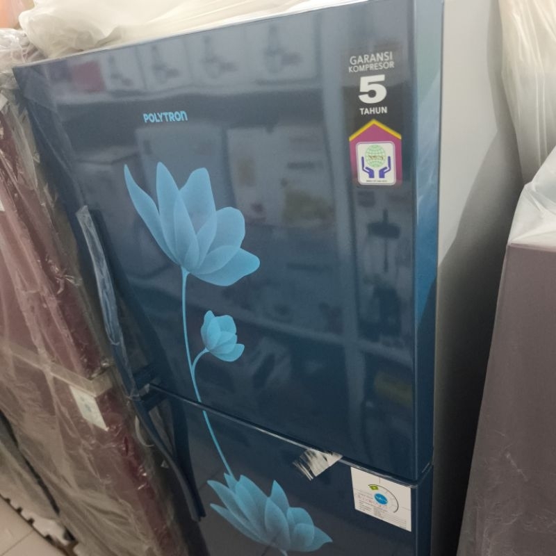 Kulkas Polytron 2 Pintu ER42117712 PRB 219 B/R 210 Liter Original Garansi Resmi