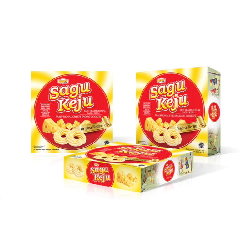 

sagu keju kue jadul kue tradisional kemasan box premium