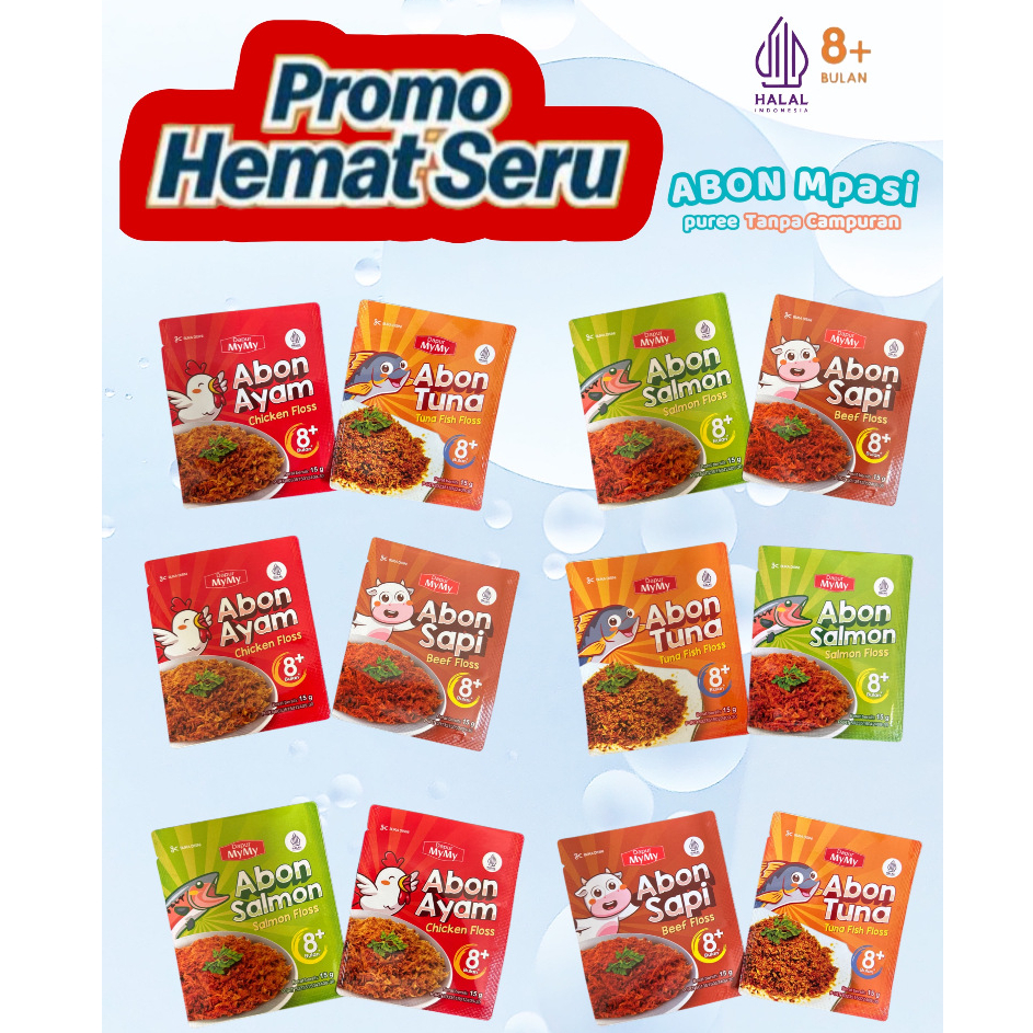 

NF- PROMO Hemat Seru 2 Dua Abon MPASI Abon Bayi 8 bulan Non MSG