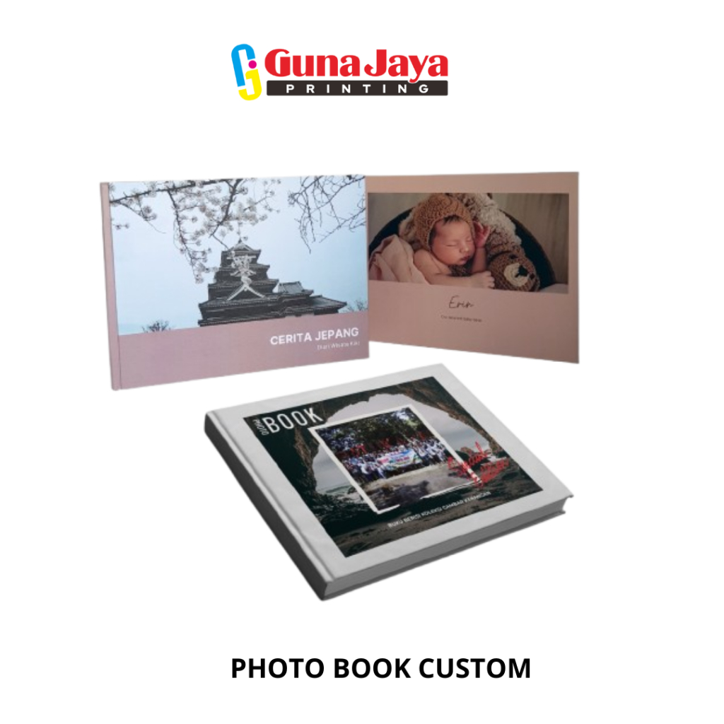 PHOTO BOOK CUSTOM - CUSTOM PHOTOBOOK -  UK. 20x15cm - CETAK PHOTOBOOK - PAS FOTO - ALBUM FOTO
