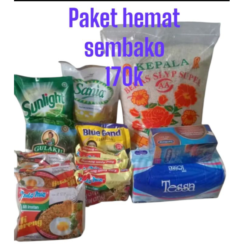 

Paket sembako hemat