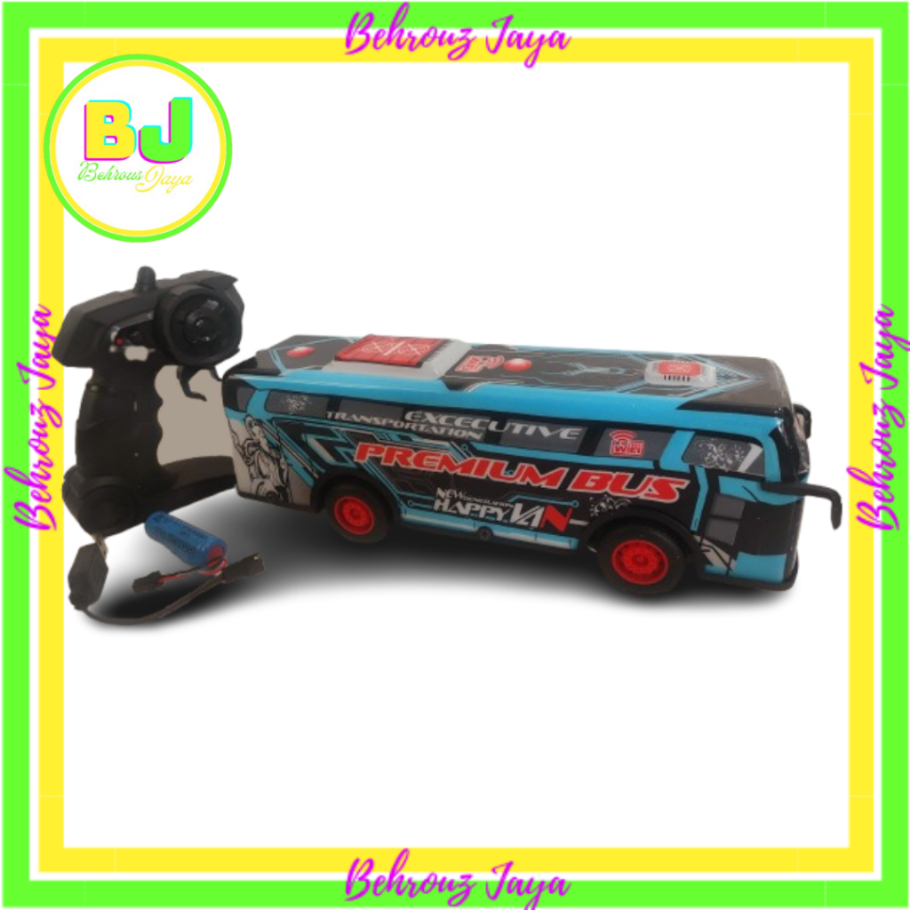Bus Basuri Remote Control Miniatur Basuri Telolet USB Charger