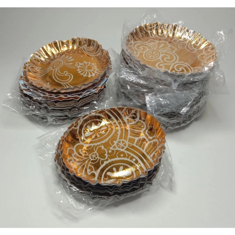 Piring kertas kue /piring buah /Piring Kertas Isi 10