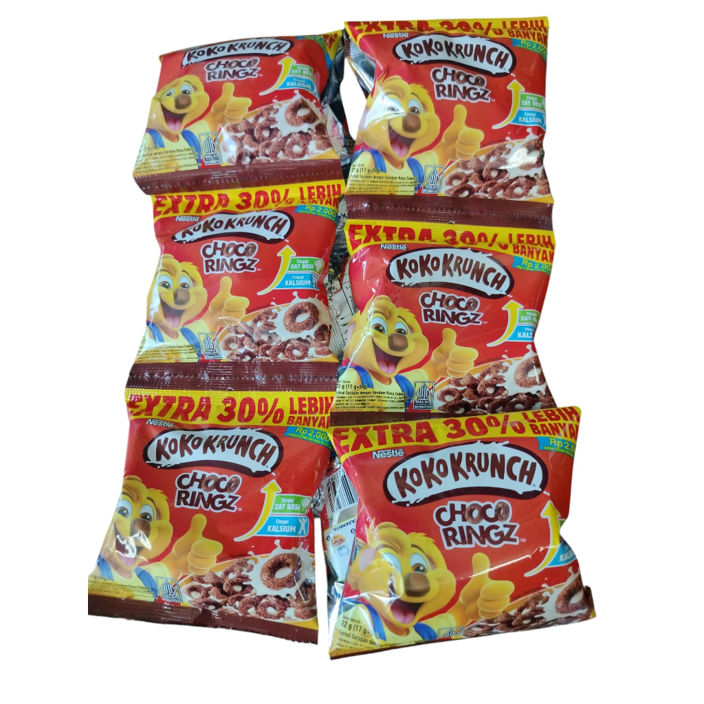 

Koko Krunch Choco Ringz 22g isi 10renceng