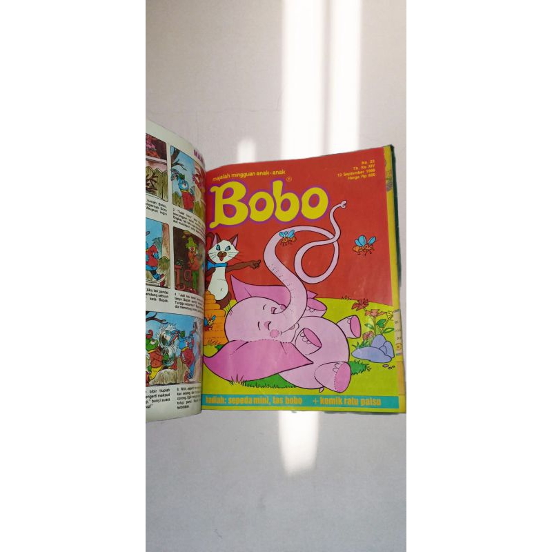 Bundel Bobo 1986 - Majalah, album, sisipan, pak janggut, bobo, komik, langka, jadil