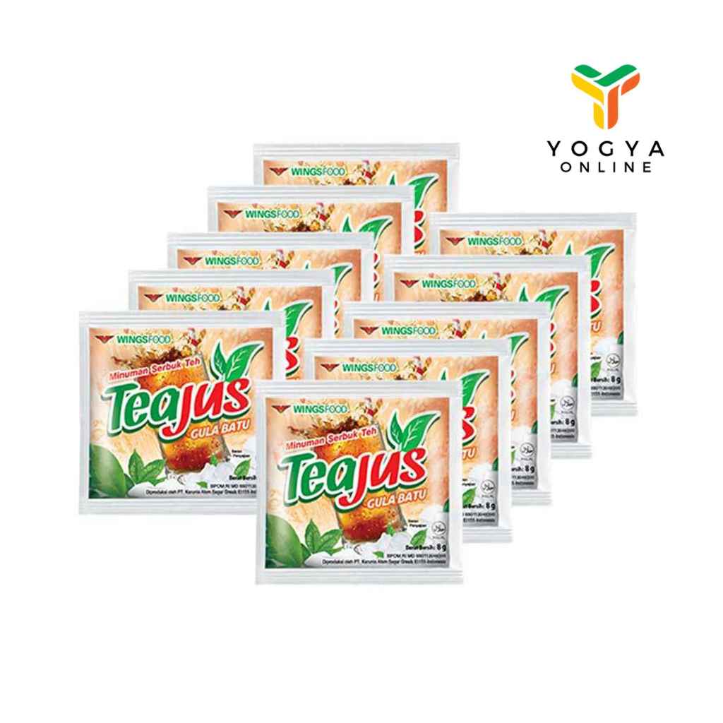 

Tea-Jus Minuman Serbuk Rasa Gula Batu Sachet 8G/ 10Pcs