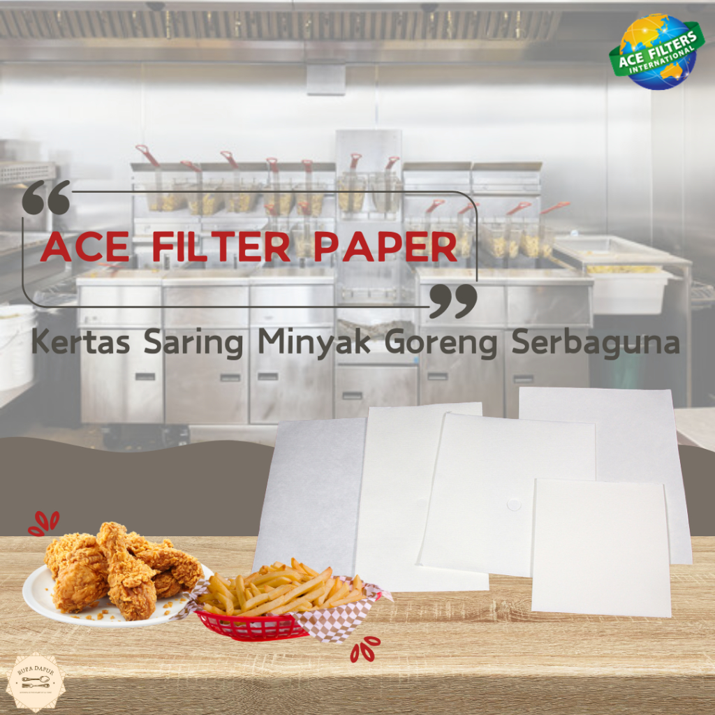 ACE Filter Paper - Kertas Saringan Minyak Goreng - Kertas Minyak