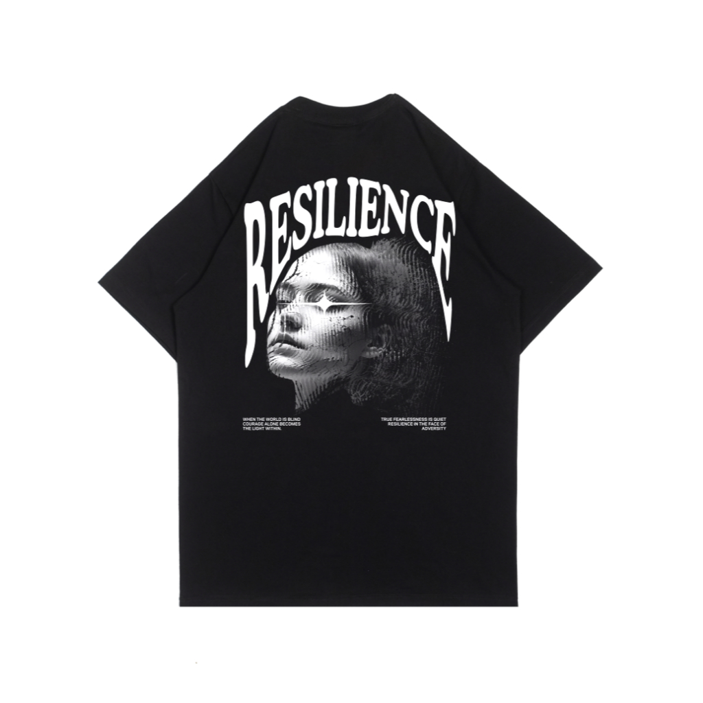 Imagineco Kaos Lengan Pendek Hitam "Resilience"