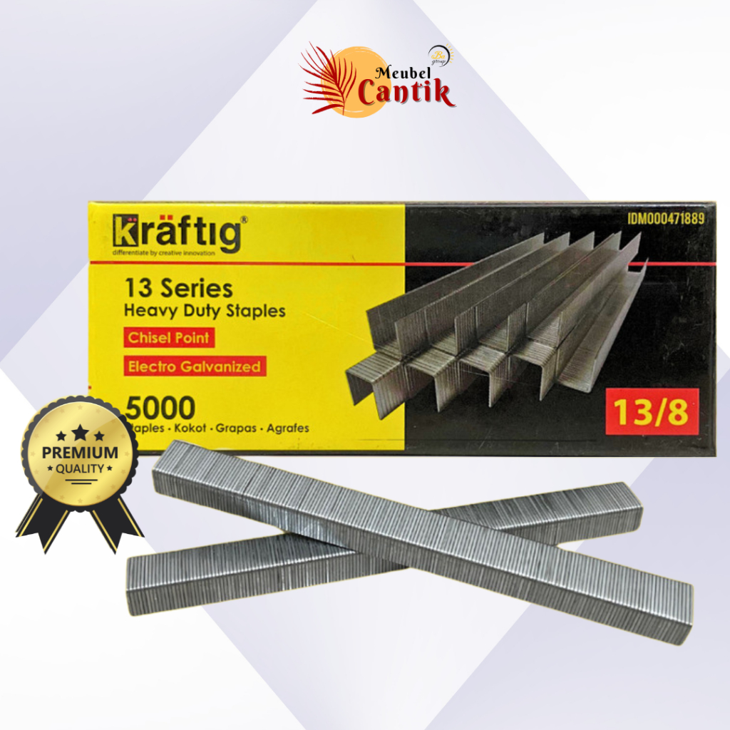 

Kraftig Refill Isi Staples Tembak 13/8 (13x8MM)