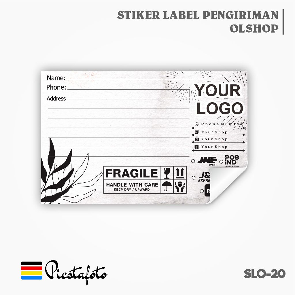 

Stiker Label Pengiriman Paket Online Shop Olshop - SLO20