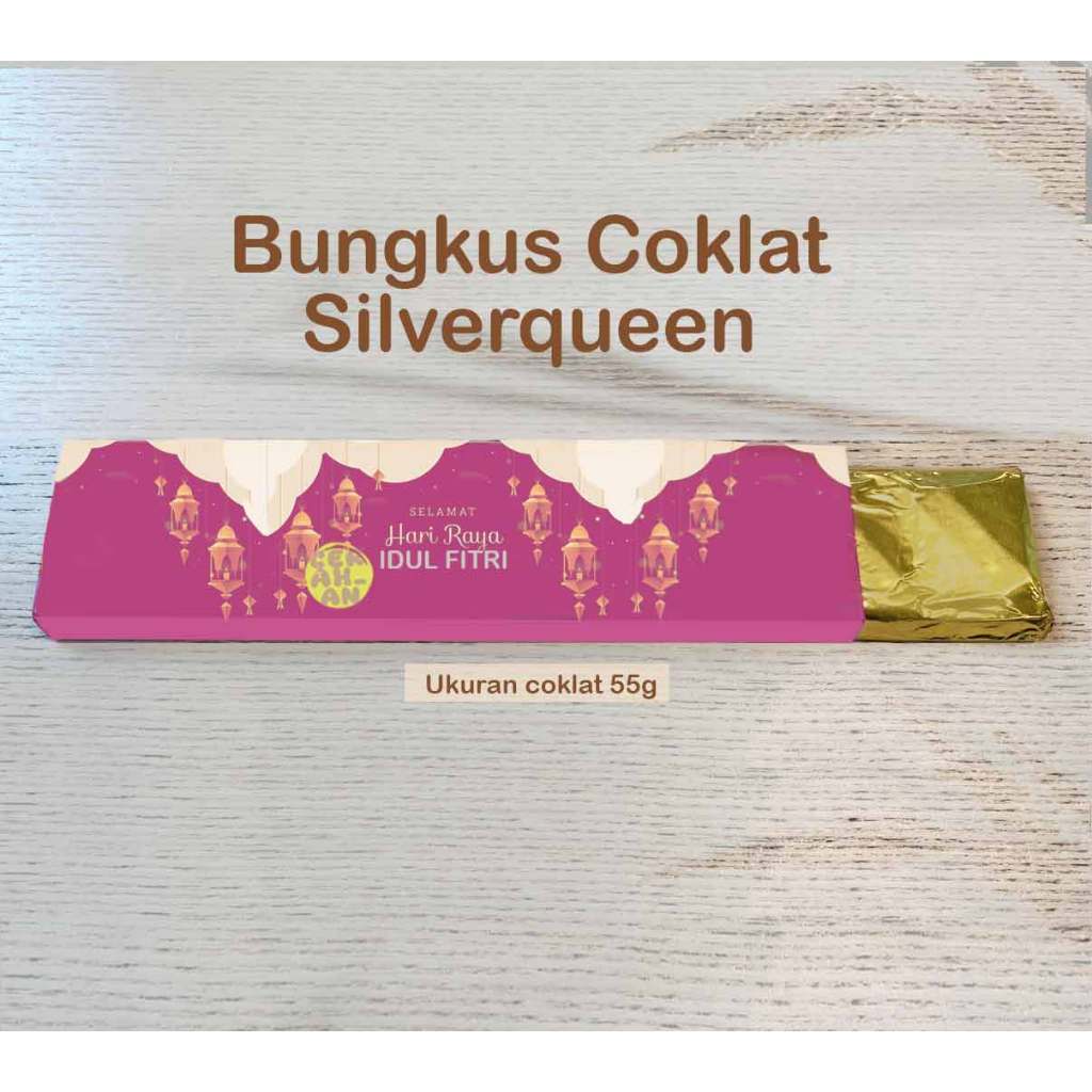 

Bungkus coklat silverqueen / Custom kemasan coklat silverqueen