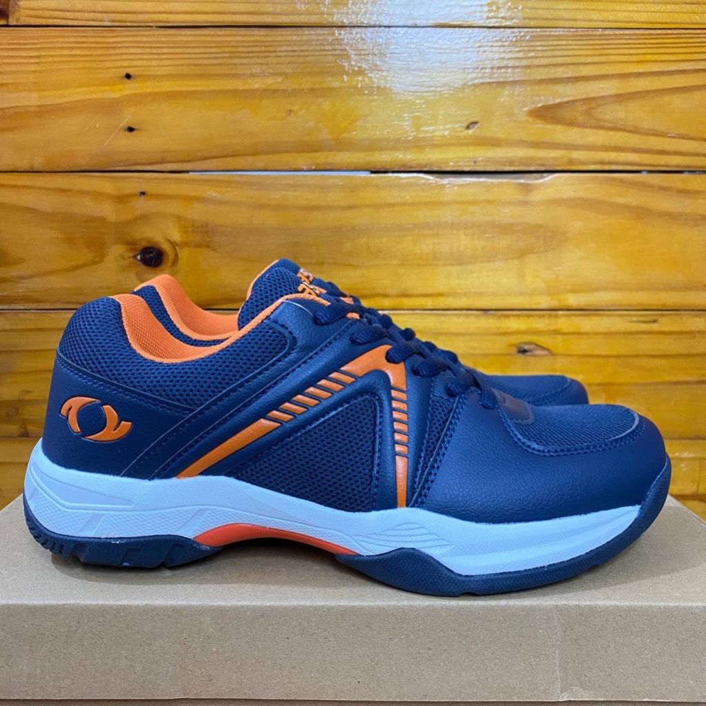 ONLY SIZE 39 SEPATU ASTEC BADMINTON UNISEX ASTEC JAE BADMINTON NAVY ORANGE PRIA & WANITA  BULU TANGK