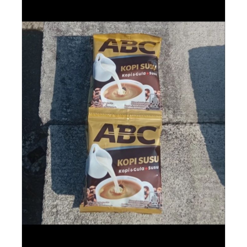 

Kopi Sachet ABC Kopi Susu kemasan 30 g Renceng