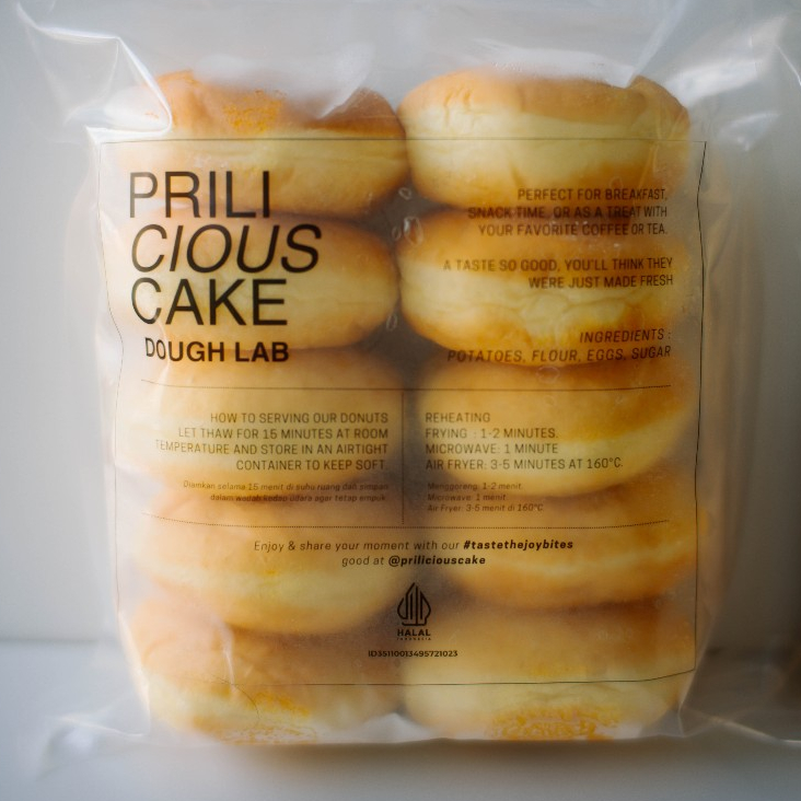 

Priliciouscake Donat Kentang Frozen (1 pack isi 12pcs)