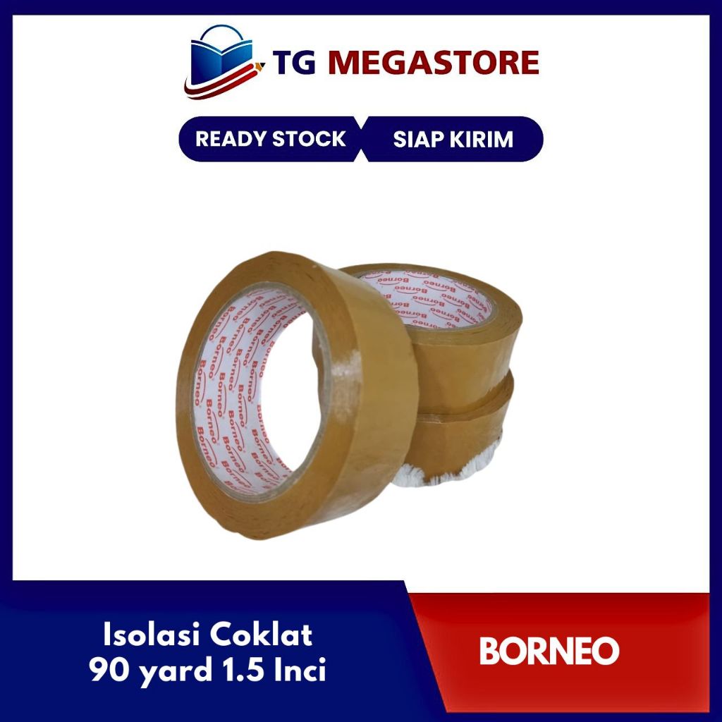 

Isolasi Coklat Borneo 90 yard 1.5 Inci