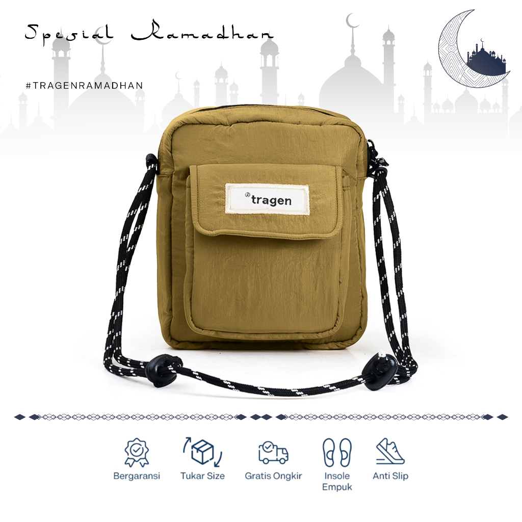 TRAGEN Mild Tas Selempang Mini Sling Bag - Camel