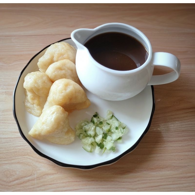 

Pempek Telur Kecil (Pempek asli Palembang )isi 10 pcs.