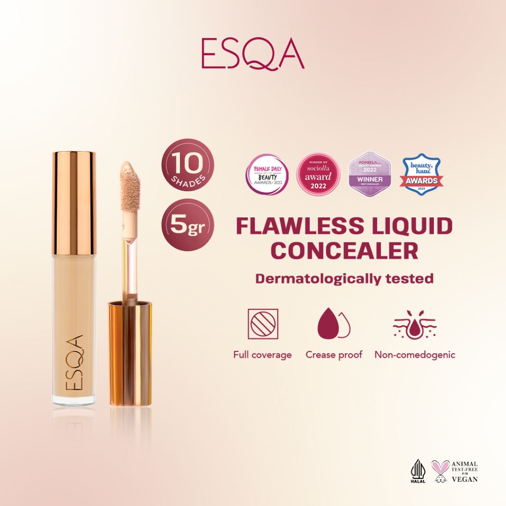 Esqa Flawless Liquid Concealer - Vanilla 5gr