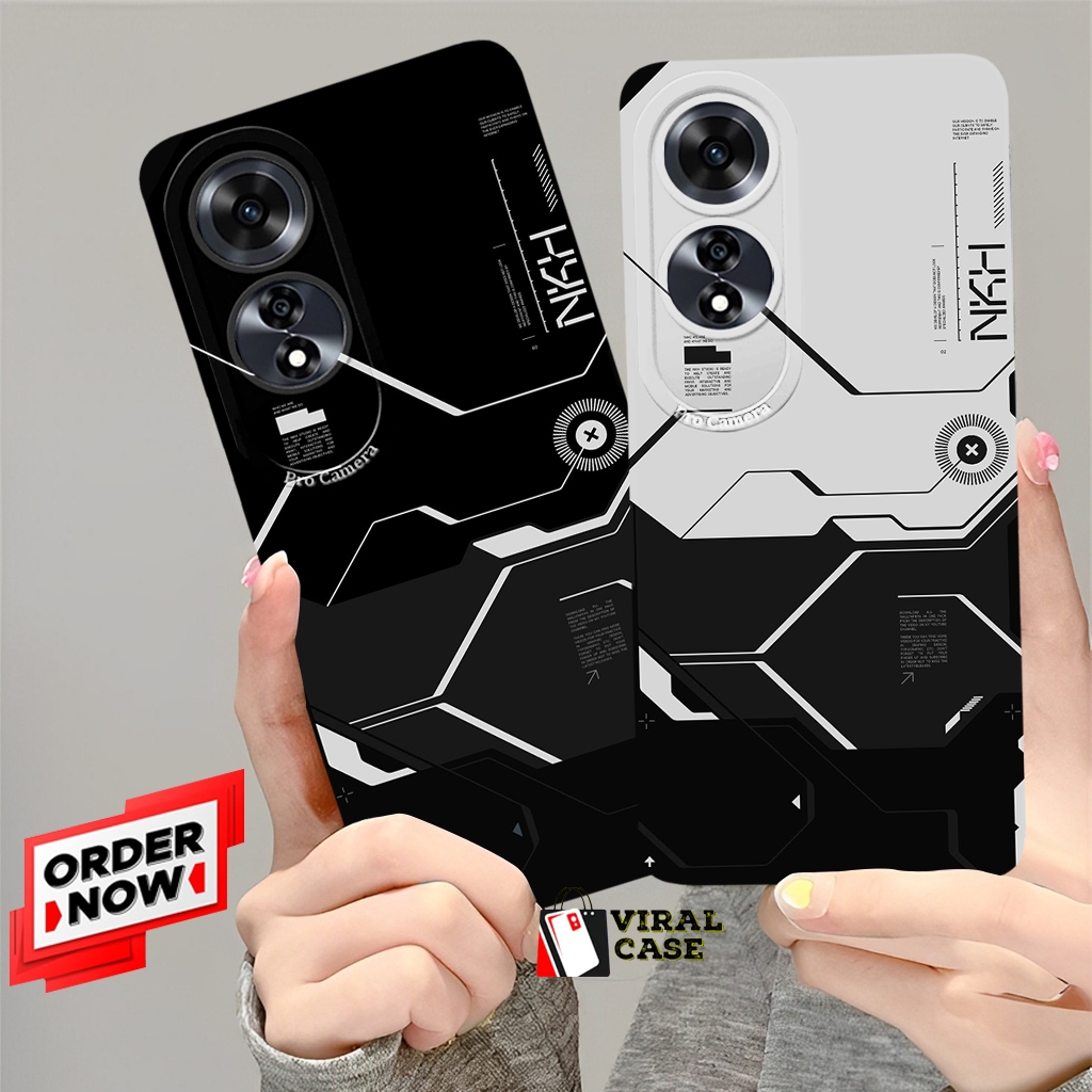 Case Oppo A60 Oppo A58 4G Oppo A78 4G Oppo A78 5G Oppo A79 5G Oppo A98 5G - Softcase Bahan Lentur Aw