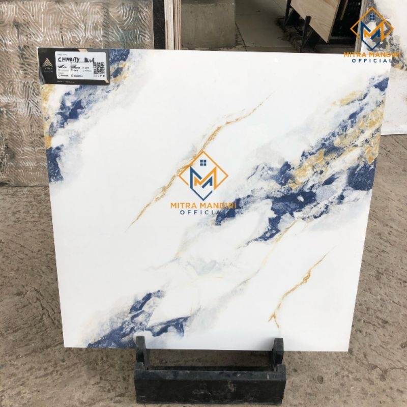 Granite lantai 60x60 Charity blue | Arna | glossy