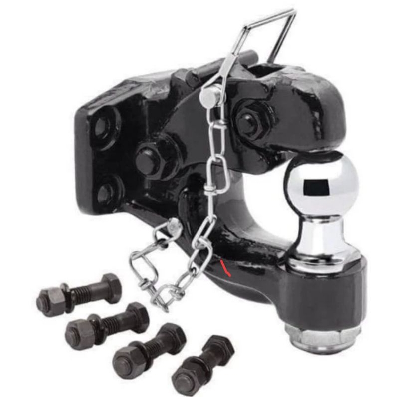 Pintle Hook (Bopel)+ Towing Ball 8000LBS