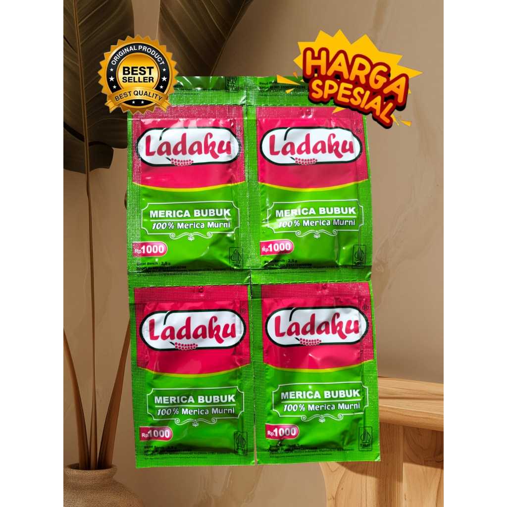 

merica bubuk ladaku 1 Renceng isi 10 SACHET