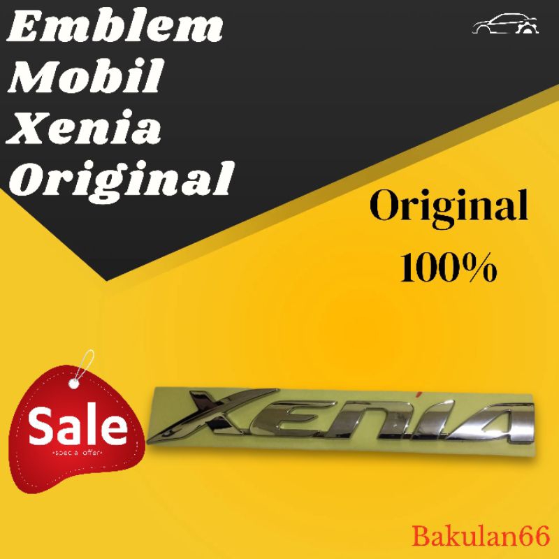Emblem Mobil Xenia - Emblem Mobil - Emblem - Emblem Mobil Xenia Original