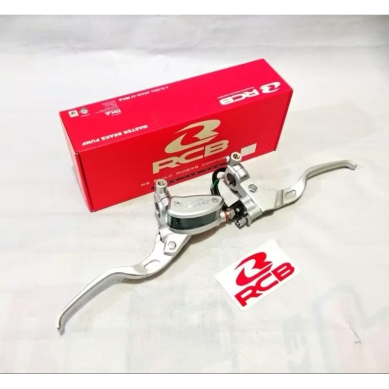 Master rem ORIGINAL RCB E2 14mm Silver Oval motor universal fizr fiz r crf beat vario pcx scoopy jup