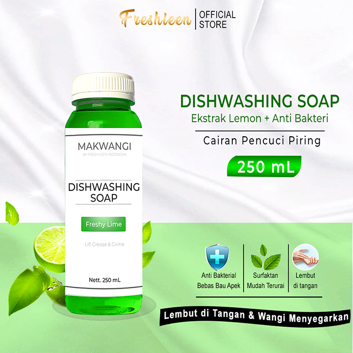 MAKWANGI Sabun Pencuci Piring Lime Jeruk Nipis Botol 250 mL