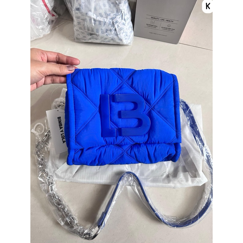 BimbaY Lolaa Padded nylon Crossbody bag NWT