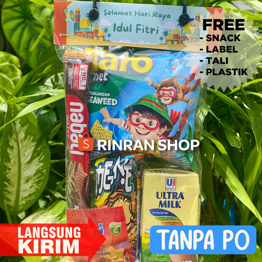 

TERMURAH PAKET SNACK ULANG TAHUN ANAK / KHITAN / SUNAT / BINGKISAN / IMLEK / SNACK ULTAH GRATIS LABEL PARSEL SUSU KOTAK