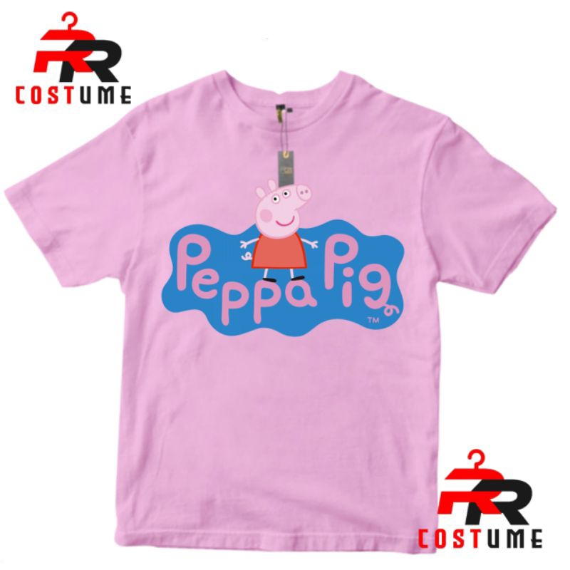 BAJU ANAK KAOS ANAK PEPPA PIG (FREE NAMA)