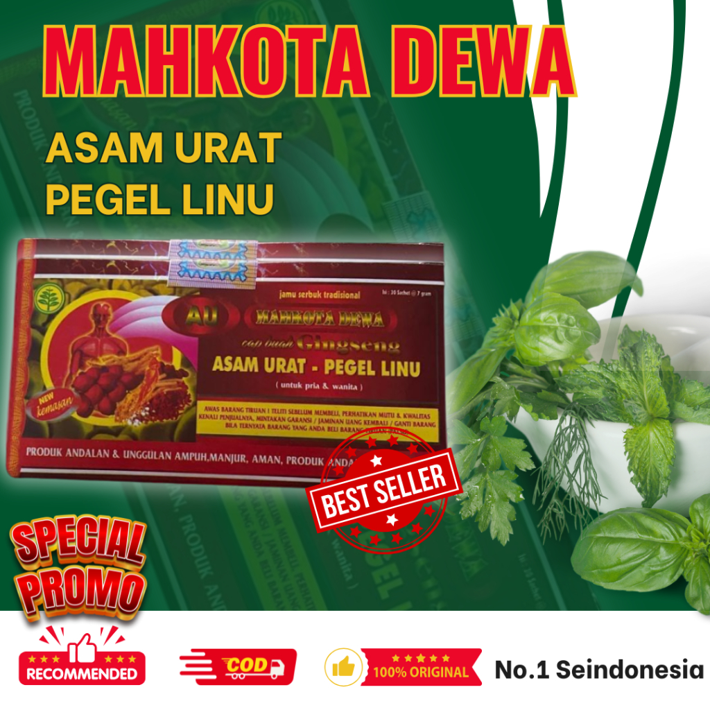 

Mahkota Dewa Serbuk Asam Urat Original 30 Sachet