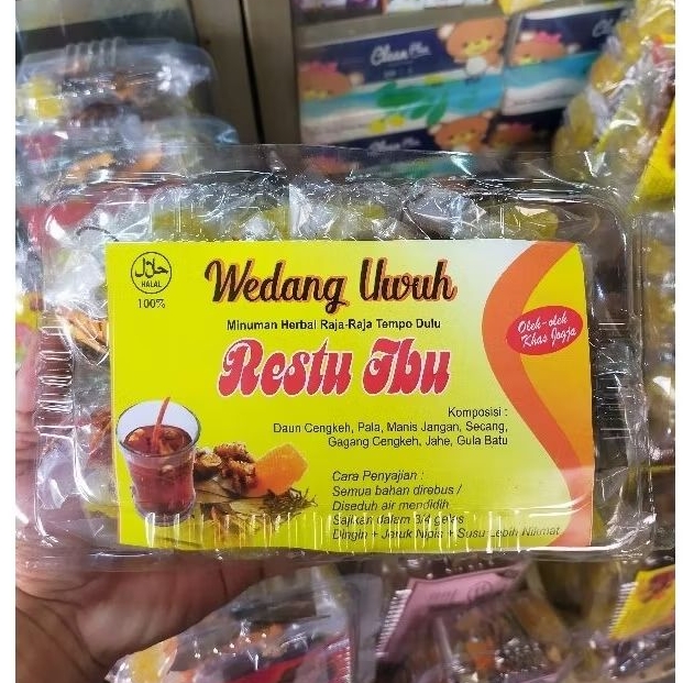 

Wedang uwuh - Restu Ibu - wedang uwuh murah - wedang uwuh angkringan - isi 10 - minuman nikmat menyehatkan - oleh-oleh Jogja