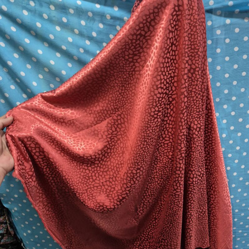 Kain Jaguard Silk Motif Leopard Import - Kain Jaguard Embos - Kain Satin Jaguard - Kain Jaguard Garm