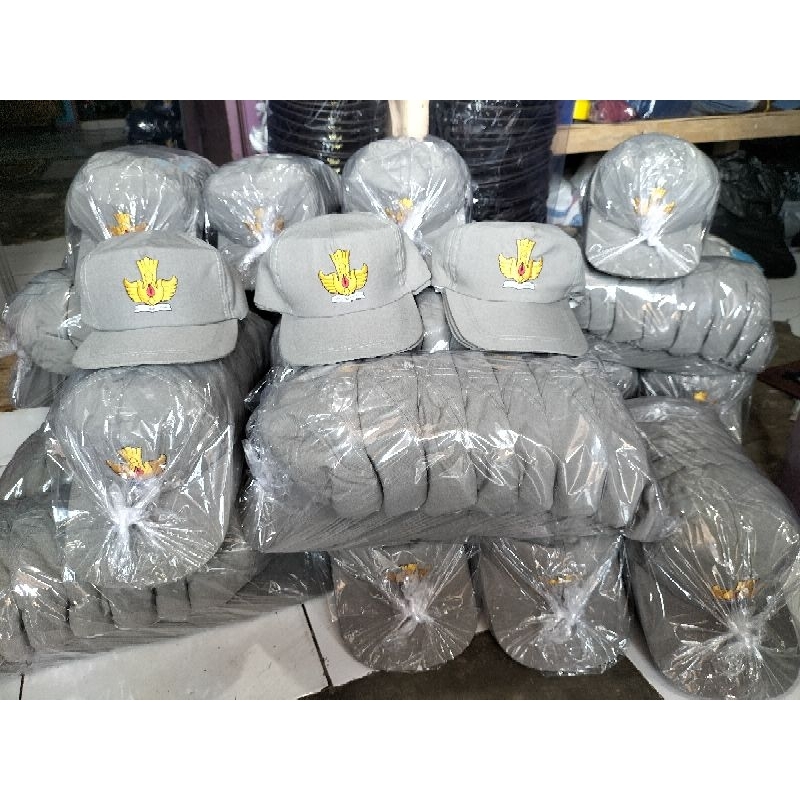 TOPI SMA ABU ROKOK TOPI SEKOLAH ABU ROKO ABU TEKTREK ISI 20PCS
