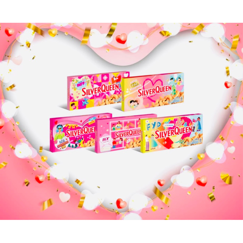 

SILVERQUEEN EDISI VALENTINE 5 PACK ( ISI 10pcs)