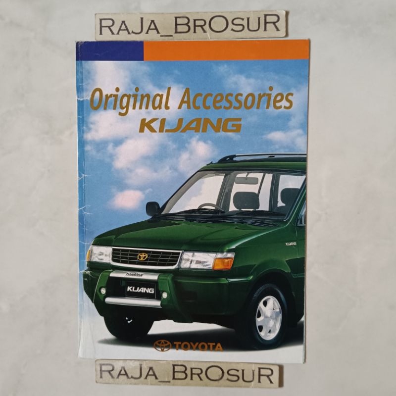 Poster brosur katalog leaflet jadul lawas Toyota Kijang LGX Kijang SGX/Kijang Kapsul Original Access