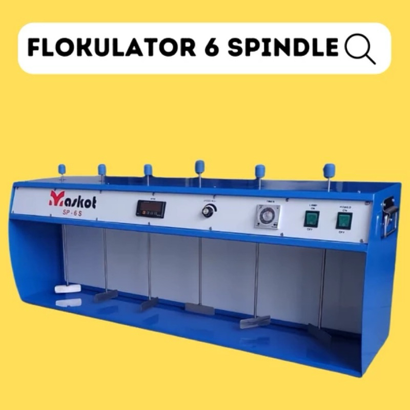 

Digital Flocculator Jar Test 6 Spindle | Flokulator