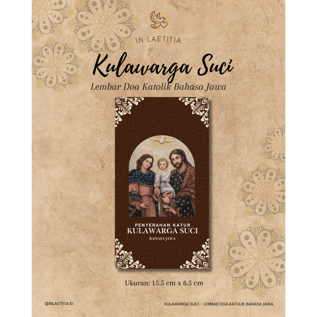 In Laetitia - Kulawarga Suci | Doa Keluarga Kudus | Lembar Doa Katolik Bahasa Jawa | Kertas Doa Kato