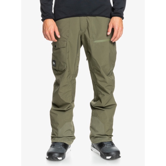 Quiksilver Utility Pants Snowboard Pants Grape Leaf Ski Insulated Pants Waterproof Long Pants Boys N