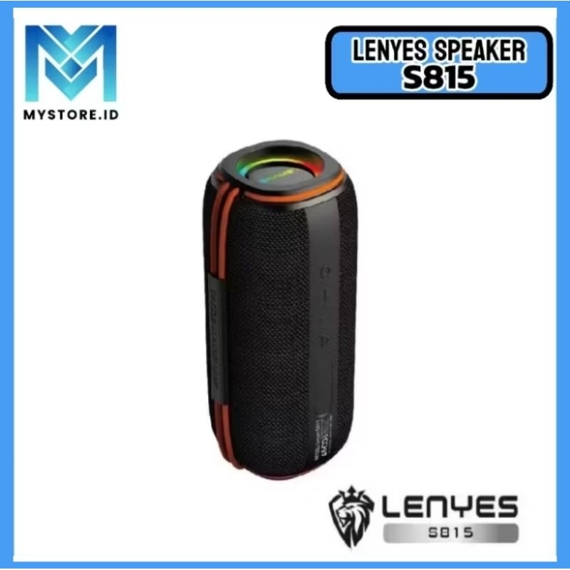 LENYES S815 Speaker 30W Wireless Bluetooth 5.3 TWS Portable Hifi Stereo Bass RGB Light Waterproof IP