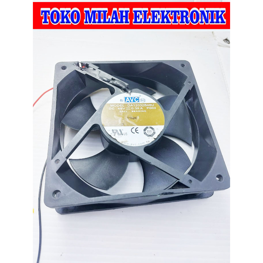 kipas highspeed 12 x 12 cm input 48v dc