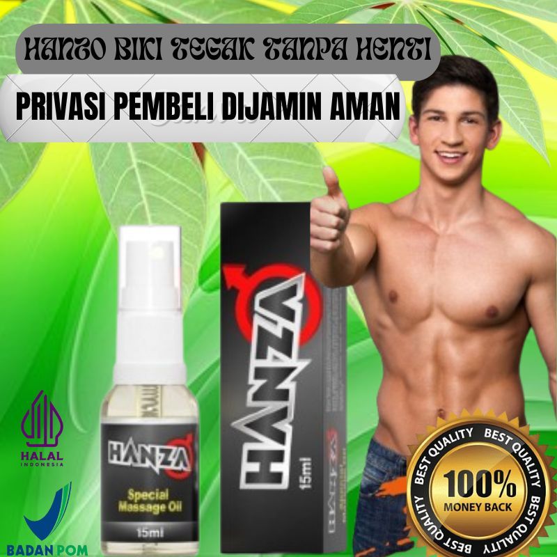 PROMO MENGUNCANG-HANZA spray obat kuat dan tahan lama Pembesar pria BPOM